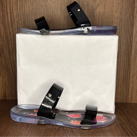 🔥🔥🔥Ted Baker London Black and Pink Sandals with Modern Design Size: 7🔥🔥🔥 - Picture 3 of 8